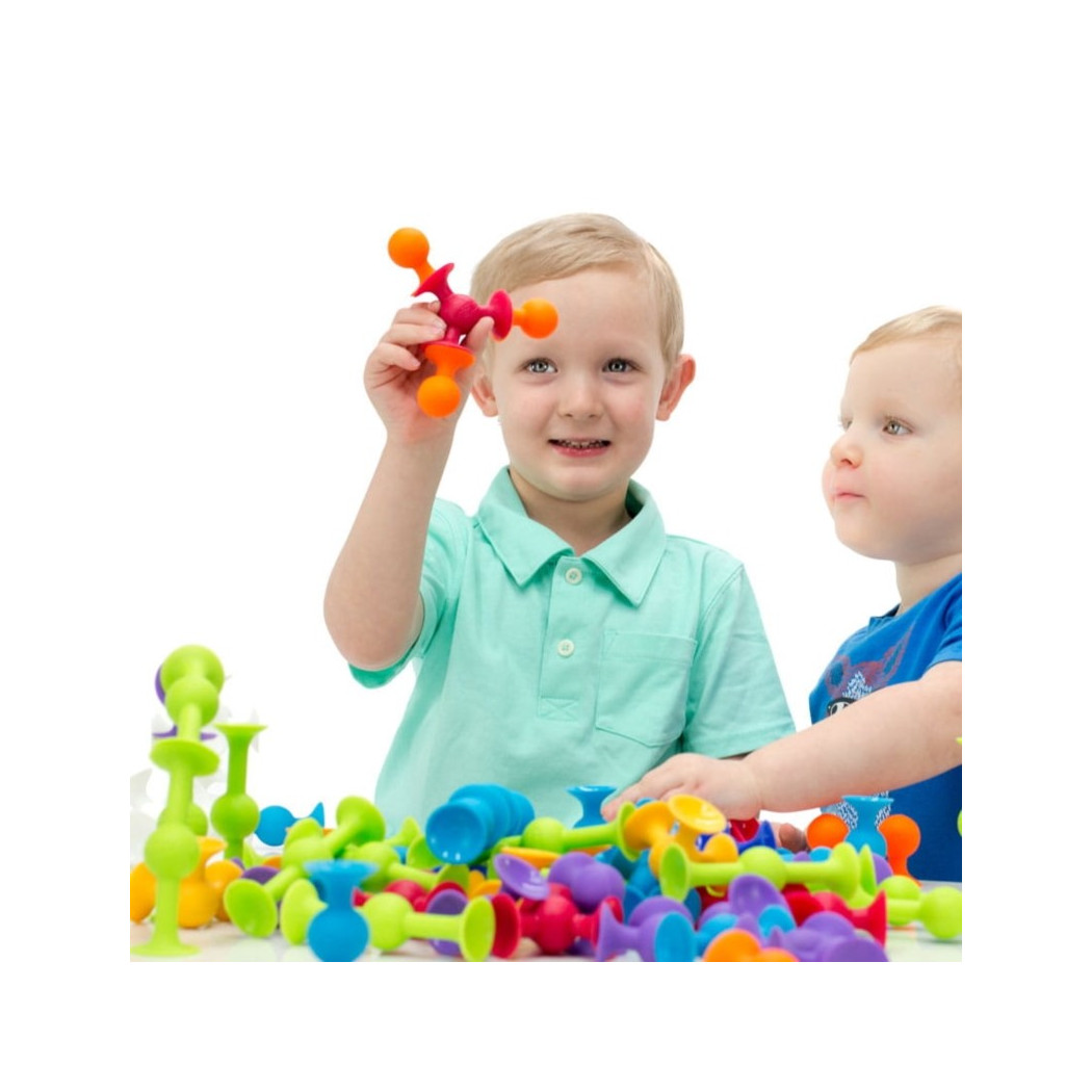 PROMOCJA Zestaw Startowy - Klocki Przyssawki Squigz - Fat Brain Toys