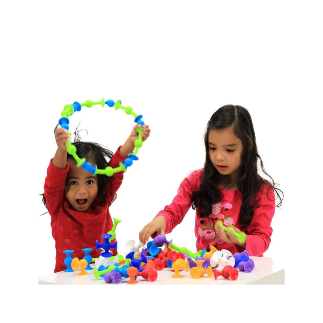 PROMOCJA Zestaw Startowy - Klocki Przyssawki Squigz - Fat Brain Toys