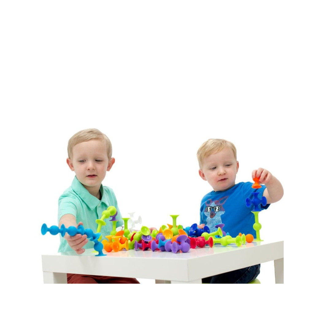 PROMOCJA Zestaw Startowy - Klocki Przyssawki Squigz - Fat Brain Toys