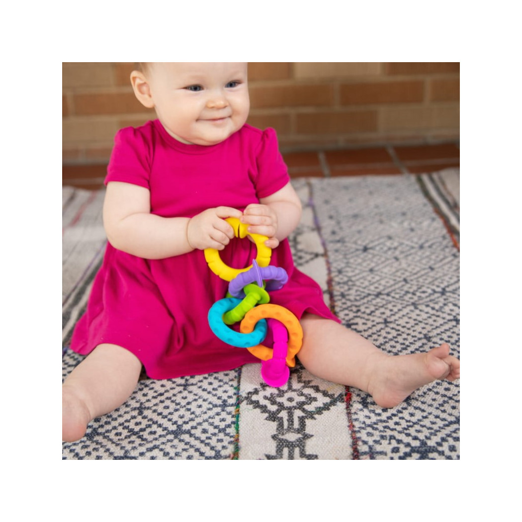 Obręcze - Mini Przyssawki - BoboPrzyssawki - Kółeczka - PipSquigz Ringlets -  Fat Brain Toys