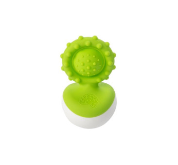 Zielony Gryzak - Wańka Wstańka -  Dimpl Wobble - Fat Brain Toys
