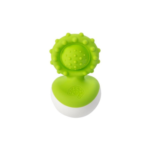 Zielony Gryzak - Wańka Wstańka -  Dimpl Wobble - Fat Brain Toys