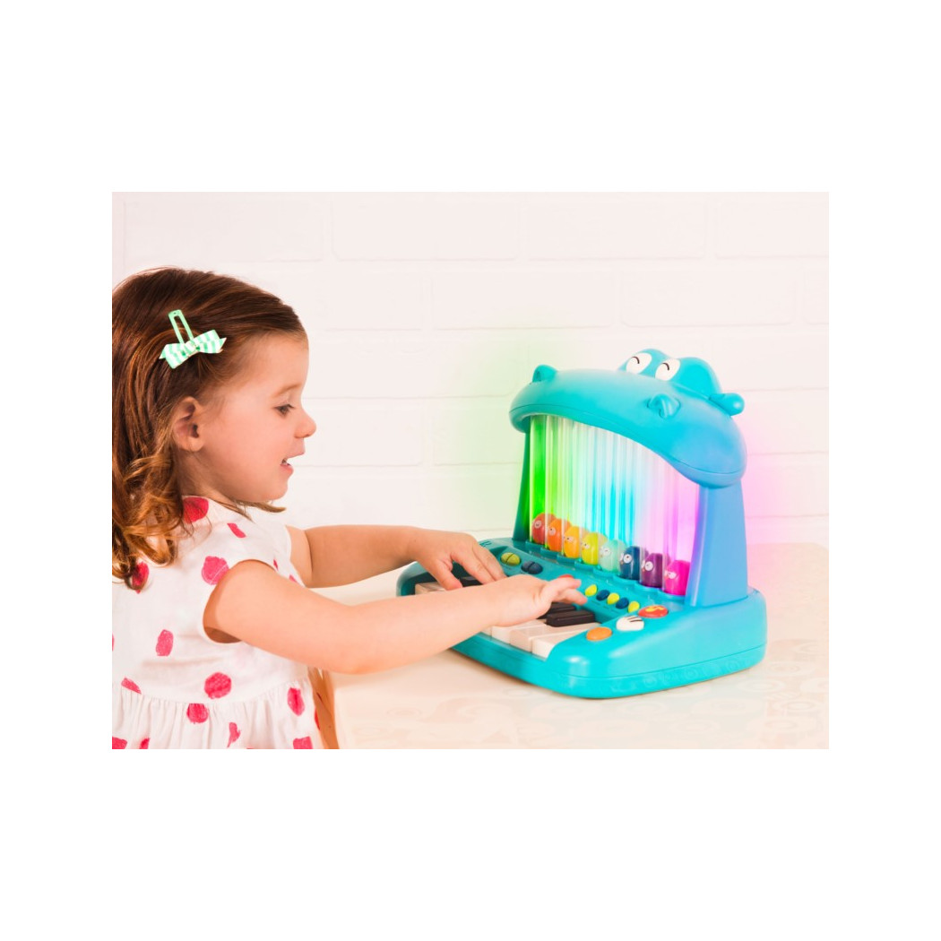 Keyboard - Hipopotam - Hippo- Pop Play Piano - BTOYS
