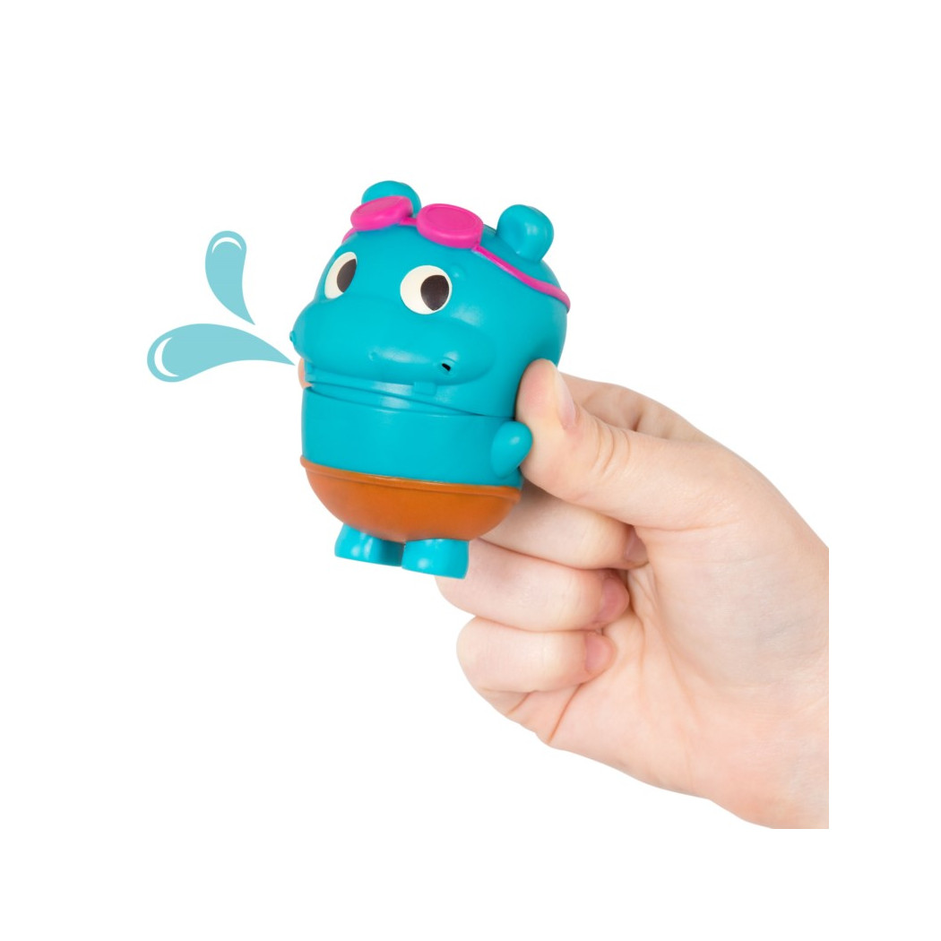 Zestaw Do Kąpieli - Łódka z Napędem i Pasażerem Sikawką - Pull & Go Rider - Land Of B