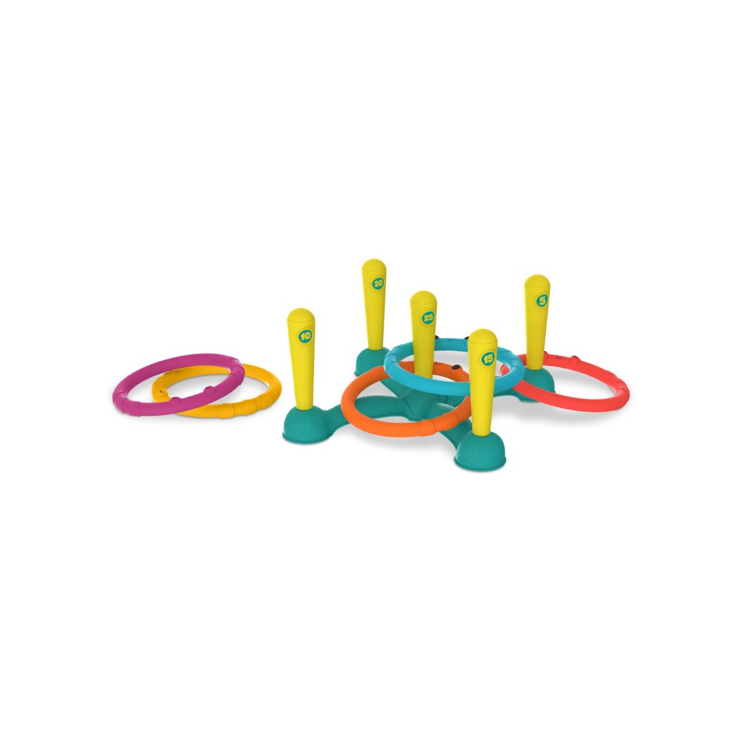 Zestaw Do Gry w Rzucanie Obręczami Do Celu - Sling-a-Ring Toss- BTOYS