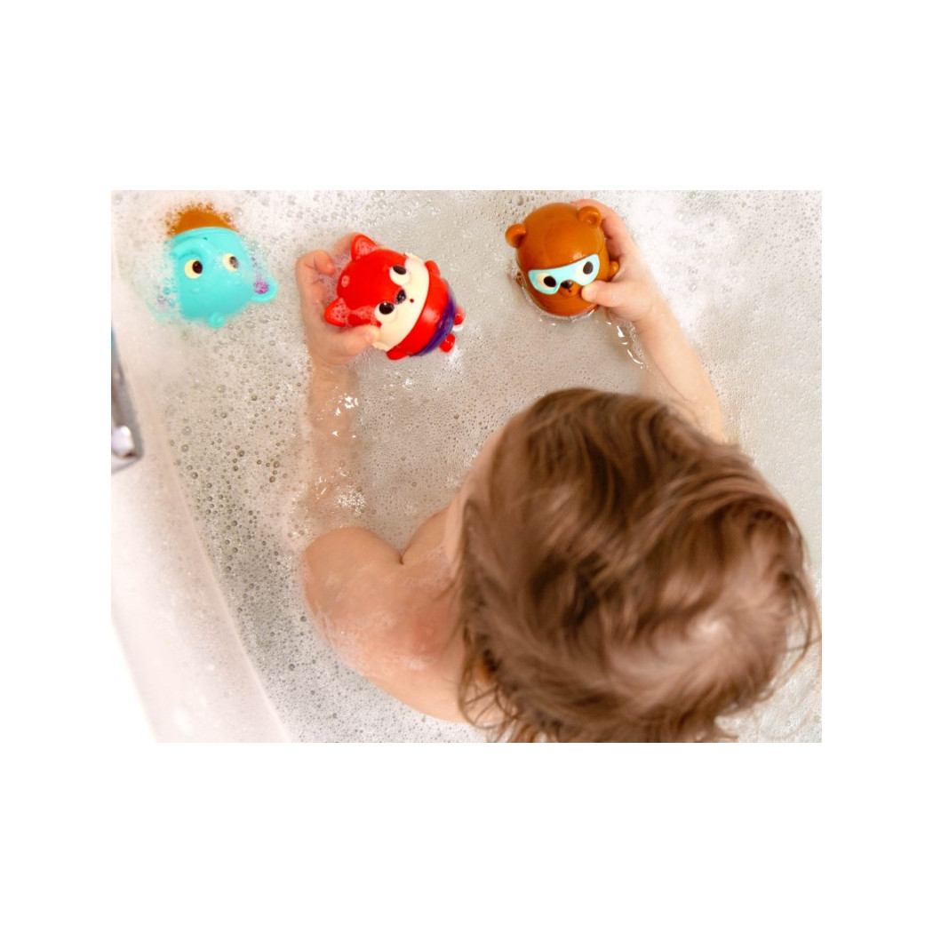 Zestaw Sikawek ze Słonikiem - Squish& Splash - Land Of B