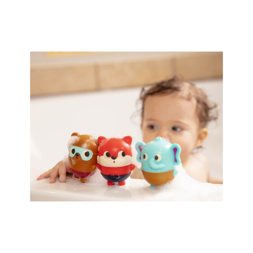 Zestaw Sikawek ze Słonikiem - Squish& Splash - Land Of B