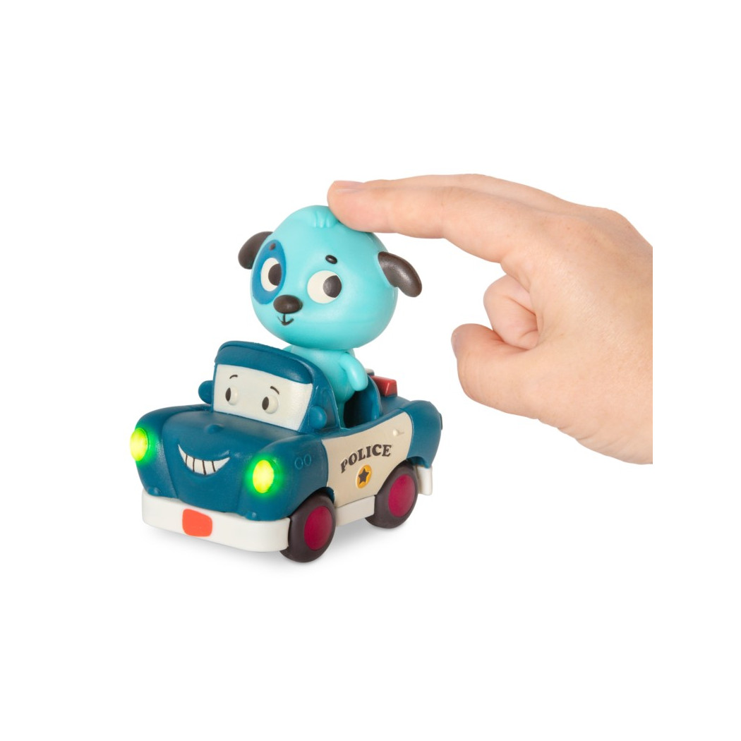 Miękkie autko sensoryczne - Radiowóz z Pieskiem - Woofer & Officer Lawly - Land Of B