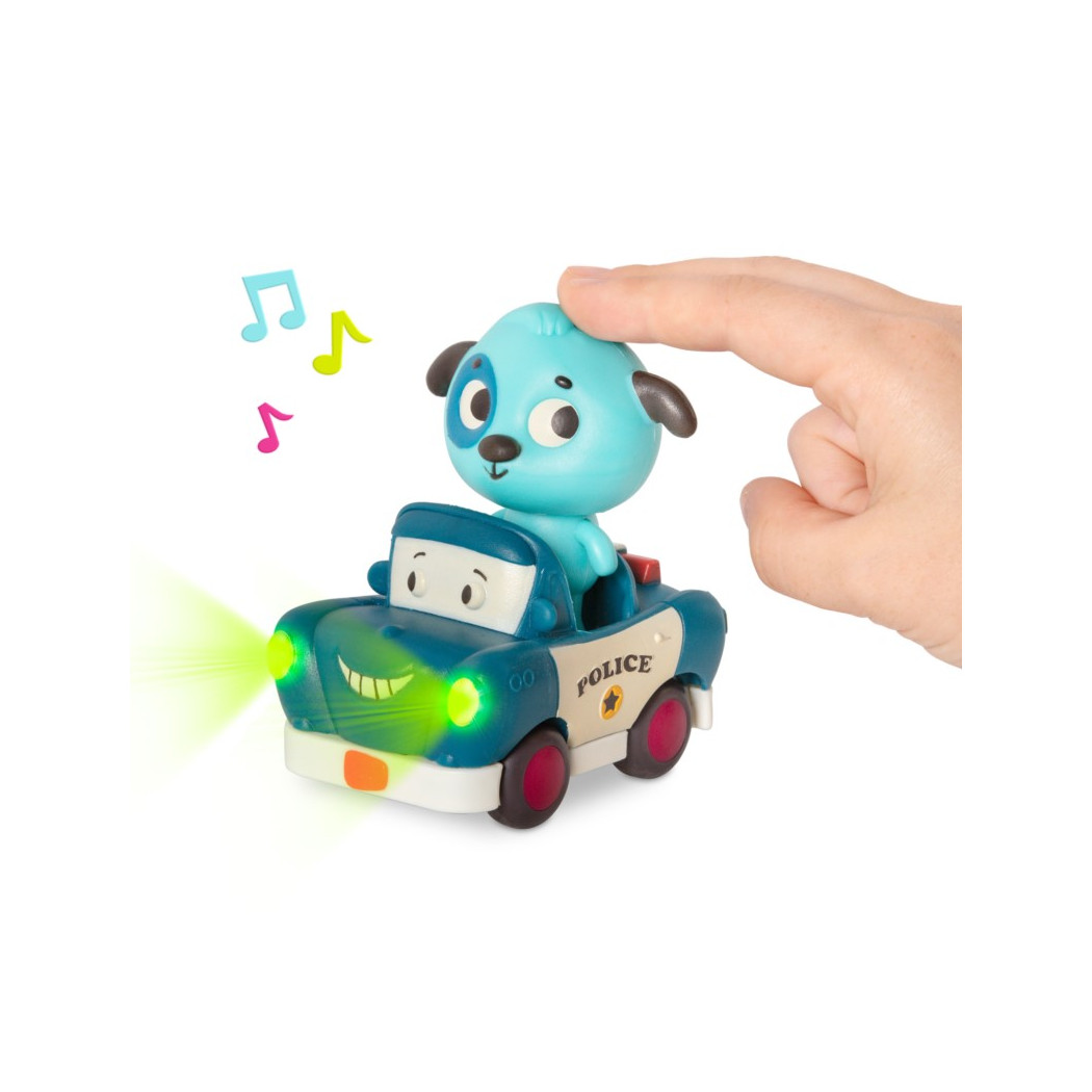 Miękkie autko sensoryczne - Radiowóz z Pieskiem - Woofer & Officer Lawly - Land Of B