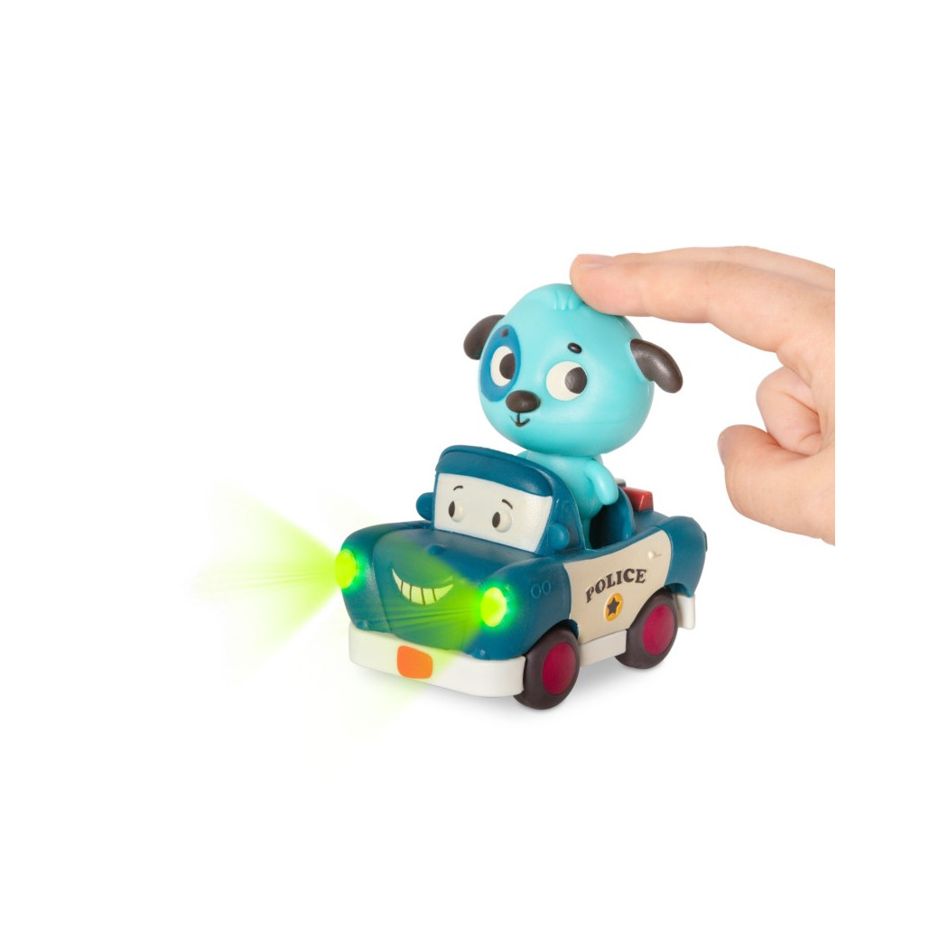 Miękkie autko sensoryczne - Radiowóz z Pieskiem - Woofer & Officer Lawly - Land Of B