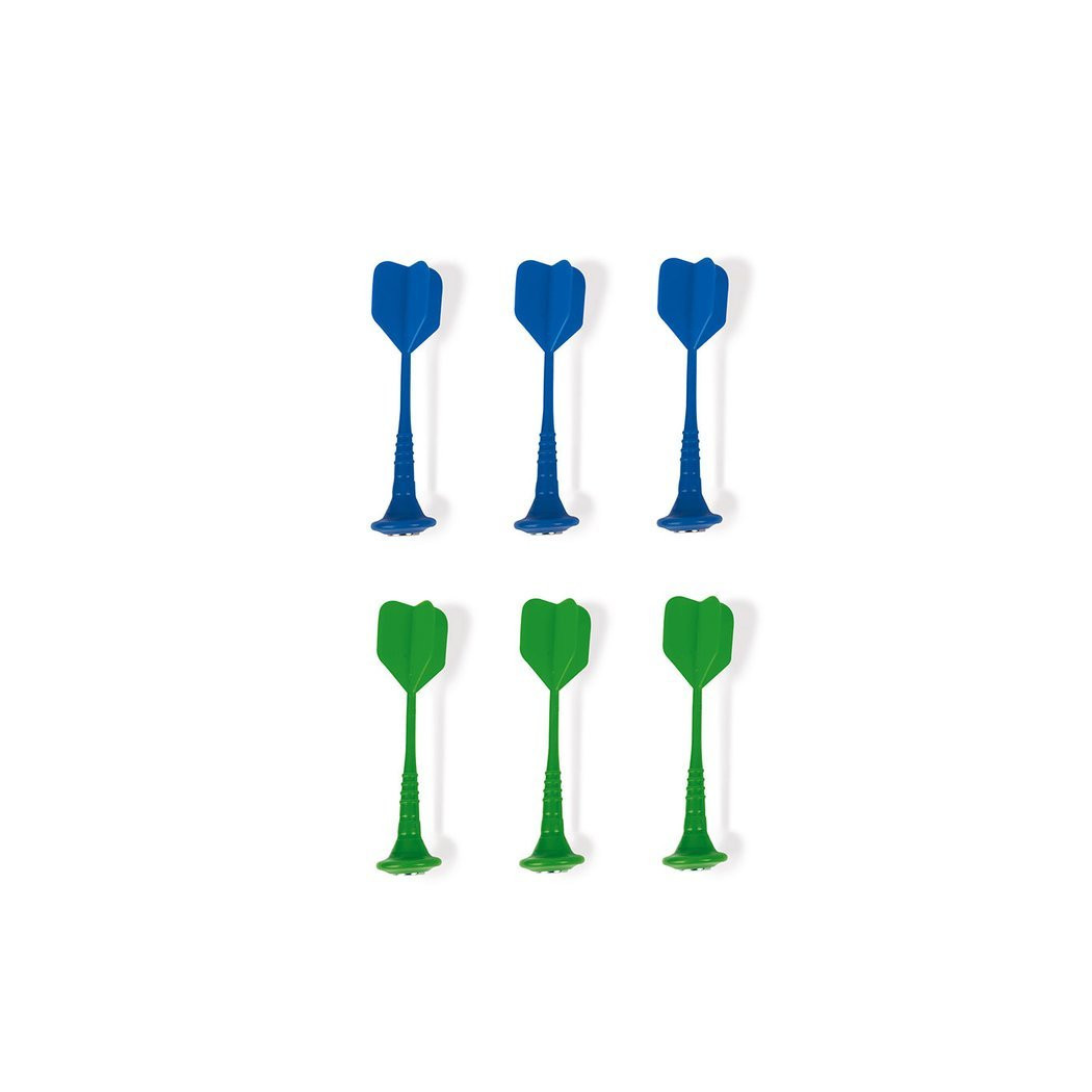 Zestaw Rzutek Magnetycznych  6 sztuk - Zielone i Niebieskie - Janod