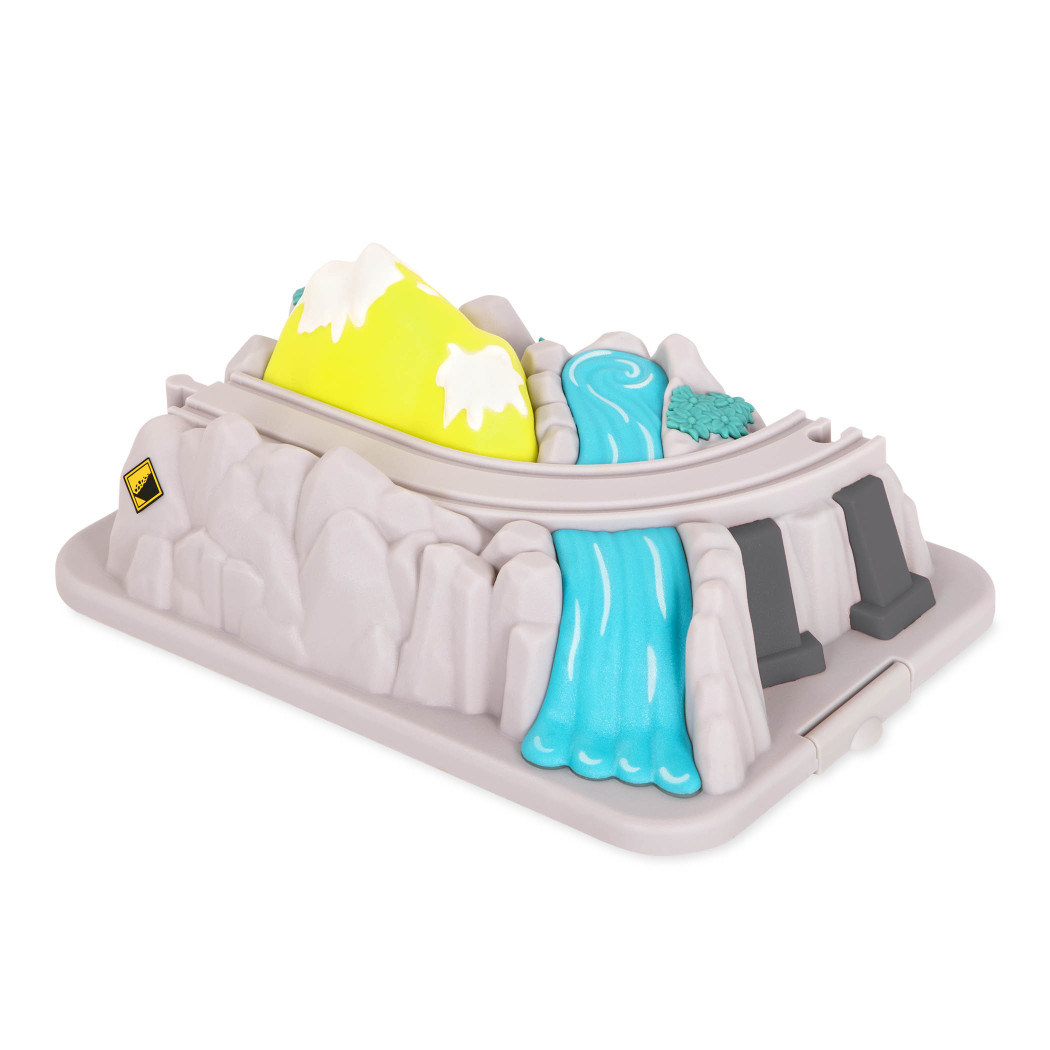 Górska Kolejka - Wood & Wheels Wooden Train Set in a Bucket - BTOYS