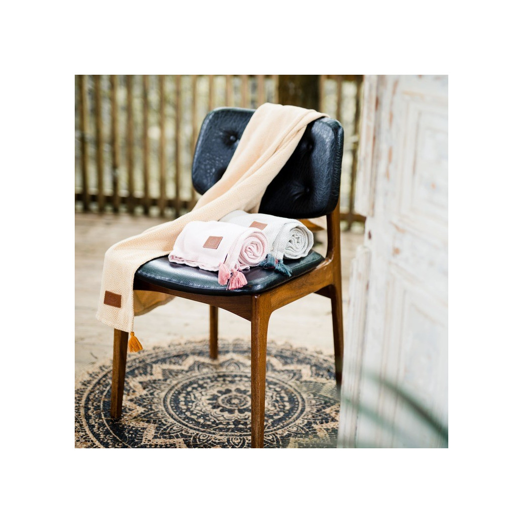 Honey - Lekki Kocyk Bawełniany - Tender Collection Ethnic - 93x100 cm - La Millou