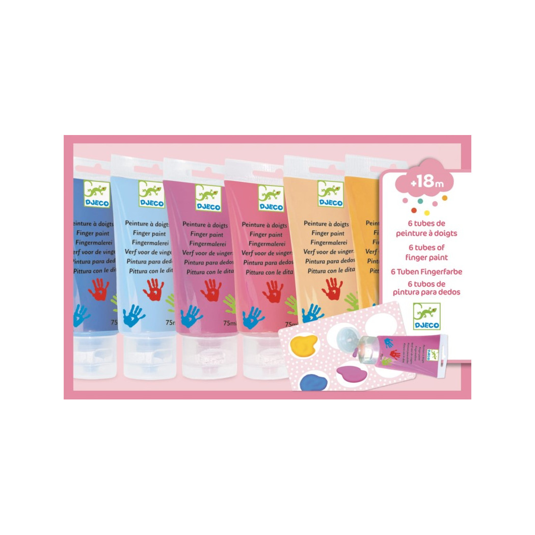 SWEET - Farby Do Malowania Palcami dla Dzieci - Djeco