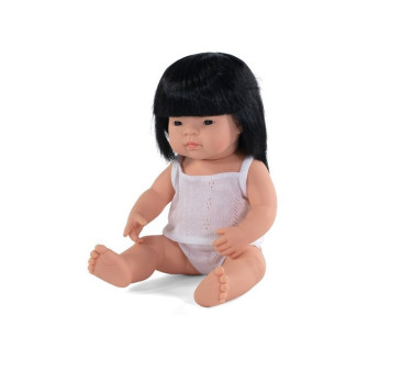 Azjatka 38 cm - Lalka Dziewczynka Azjatka - Miniland Doll - Miniland