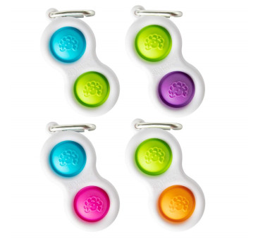 Breloczek Bąbelki Dimple - Sensoryczna Zabawka - Fat Brain Toys