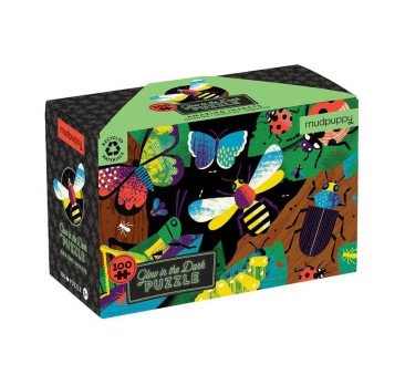 Insekty - Puzzle Świecące W Ciemności - 100 Elementów - Mudpuppy