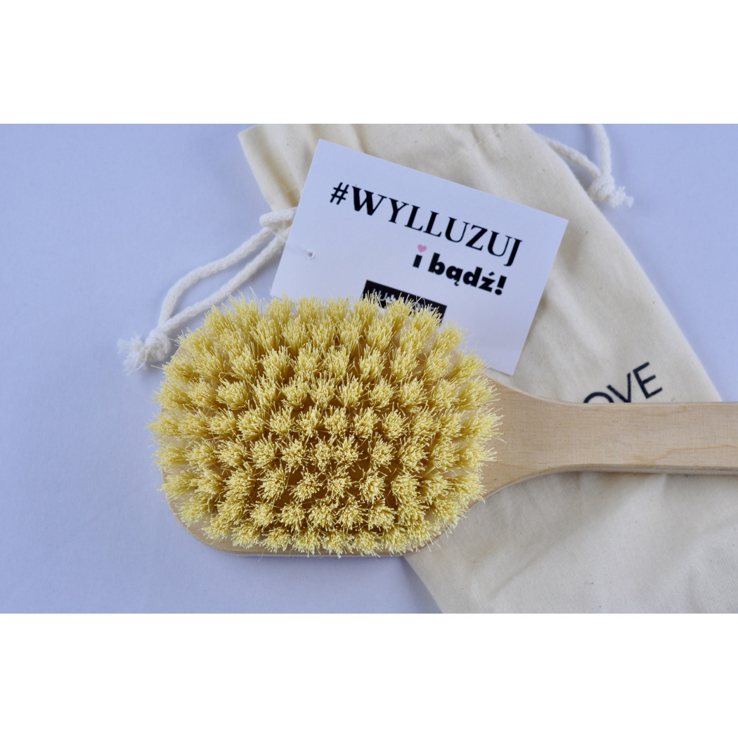 WYPRZEDAŻ Tampico - Szczotka Z Rączką Do Ciała - Szczotkowanie Na Sucho I Mokro - DBAJOSIEBIE - LullaLove