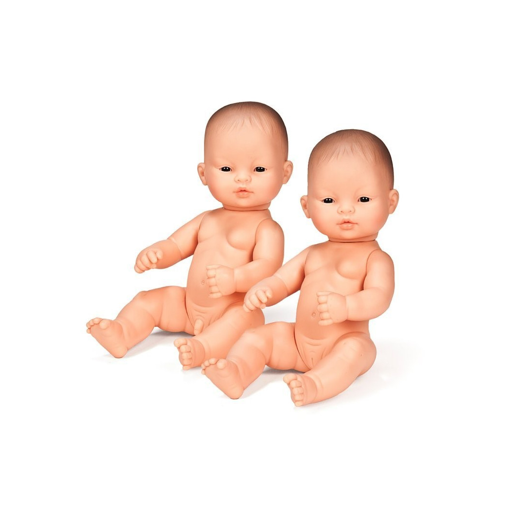 WYPRZEDAŻ Azjata 32 - Lalka Chłopiec Azjata 32 cm + Ubranko Miniland Baby - Miniland Doll - Miniland