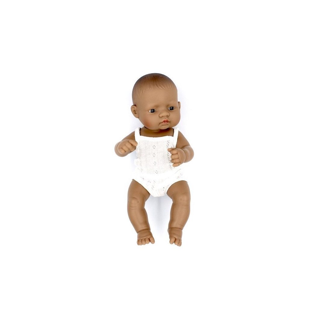 Hiszpanka 32 - Lalka Dziewczynka Hiszpanka 32 cm + Ubranko Miniland Baby - Miniland Doll - Miniland