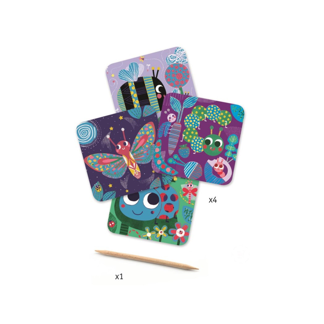 Owady - Wydrapywanka Dla Maluchów - Djeco