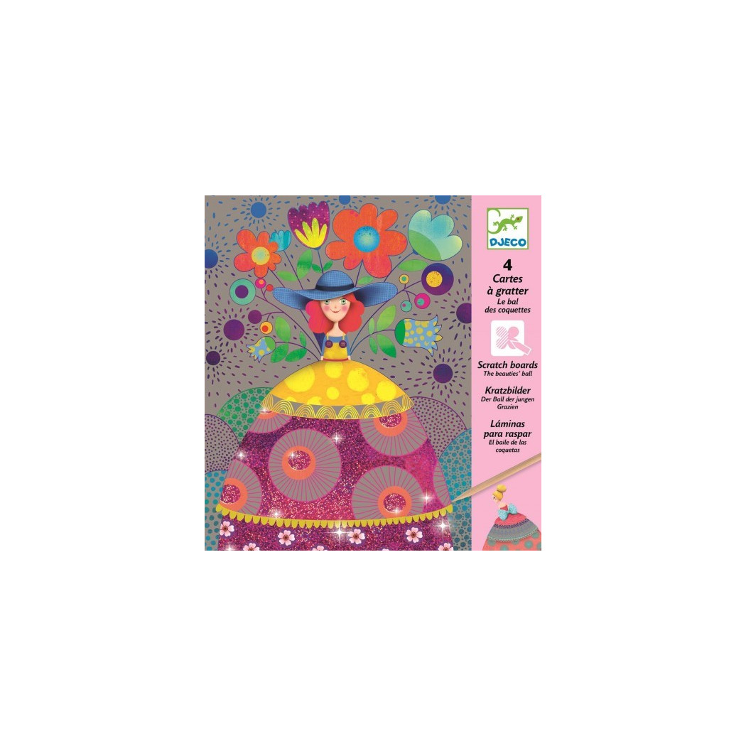 Bal Piękności - Wydrapywanka - Djeco