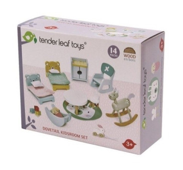 Pokój Dziecięcy - Drewniane Meble Do Domku Dla Lalek - Tender Leaf Toys