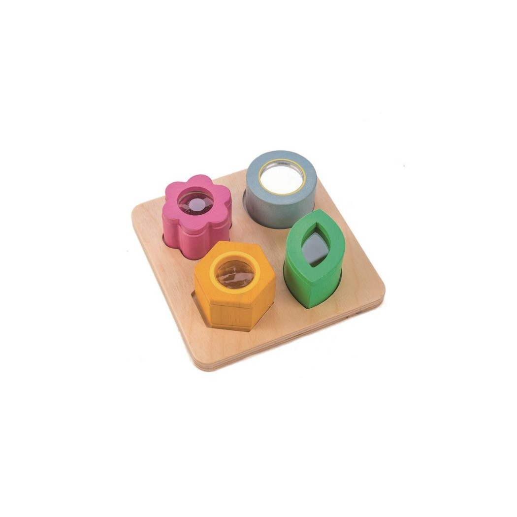 Kwiaty Zabawka Optyczna - Drewniana Zabawka Sensoryczna - Tender Leaf Toys