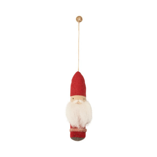 Świety Mikołaj - Bawełniana Dekoracja Bożonarodzeniowa - Santa Ornament - Maileg - Christmas