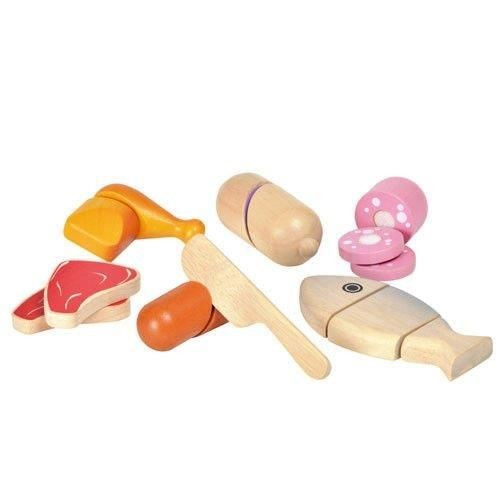 Mięso Do Krojenia - Zestaw Do Zabawy - Plan Toys - Montessori