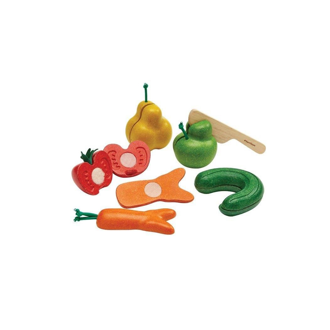 WYPRZEDAŻ Niedoskonałe Owoce i Warzywa - Plan Toys - Montessori