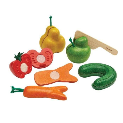 WYPRZEDAŻ Niedoskonałe Owoce i Warzywa - Plan Toys - Montessori