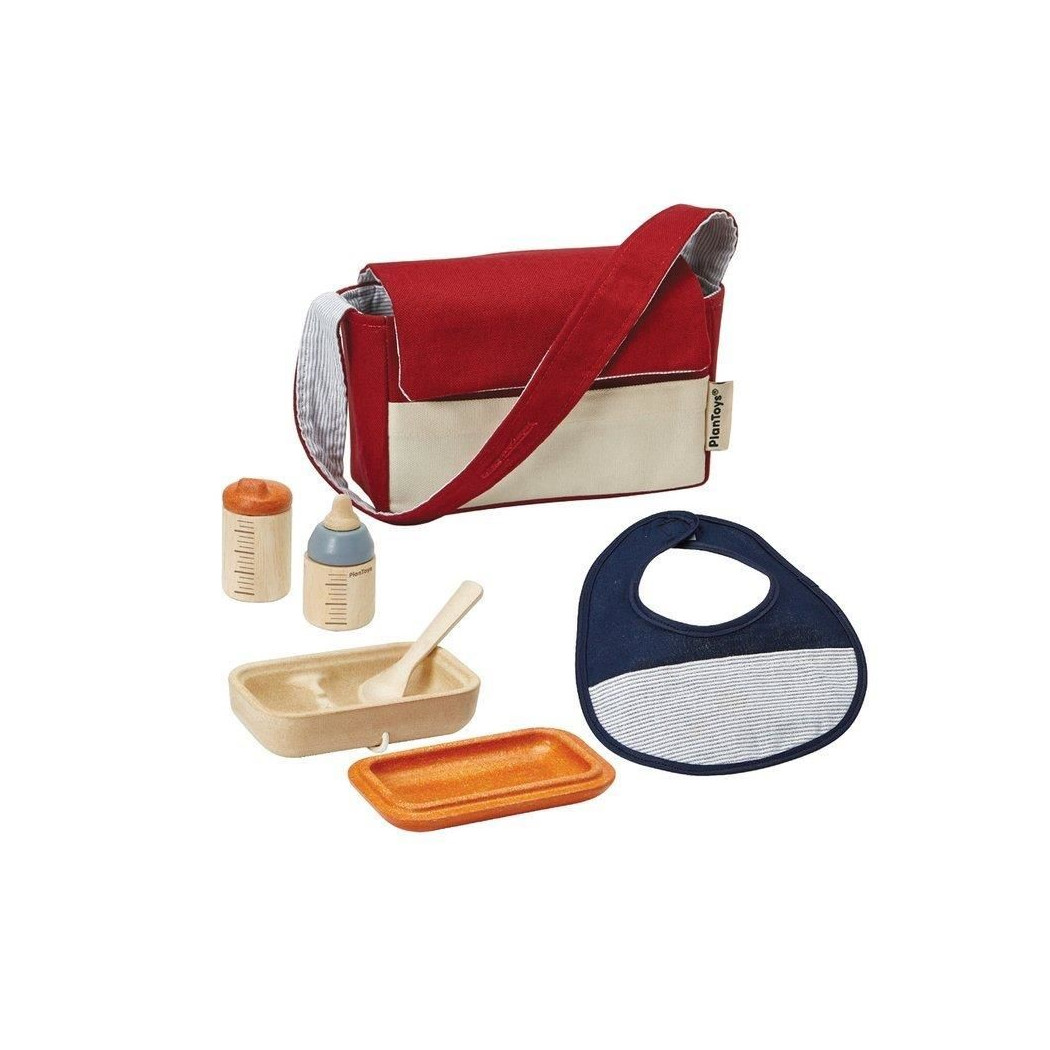 WYPRZEDAŻ Zestaw Do Karmienia Lalek - Plan Toys - Montessori