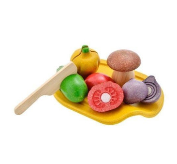 Drewniane Warzywa Do Krojenia - Na Tacy - Plan Toys - Montessori