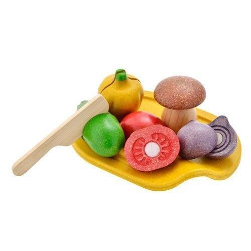 Drewniane Warzywa Do Krojenia - Na Tacy - Plan Toys - Montessori