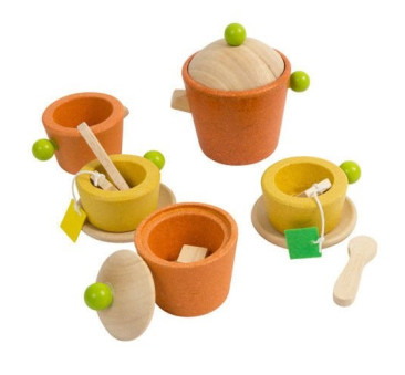 Drewniany Serwis Do Herbaty  - Plan Toys - Montessori