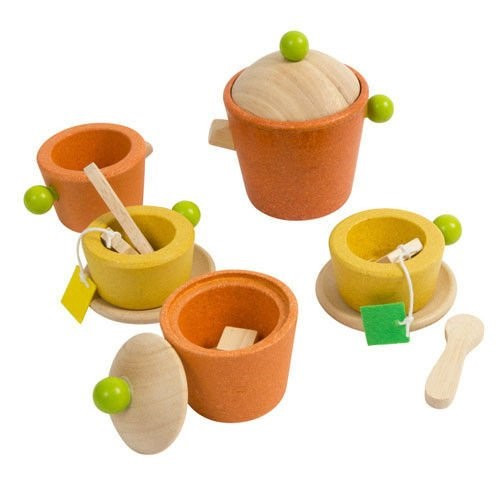 Drewniany Serwis Do Herbaty  - Plan Toys - Montessori