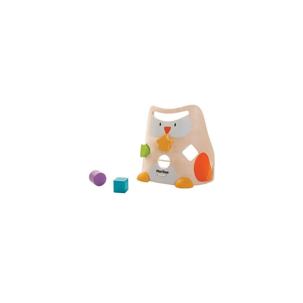 WYPRZEDAŻ Sowa Drewniany Sorter - Plan Toys - Montessori