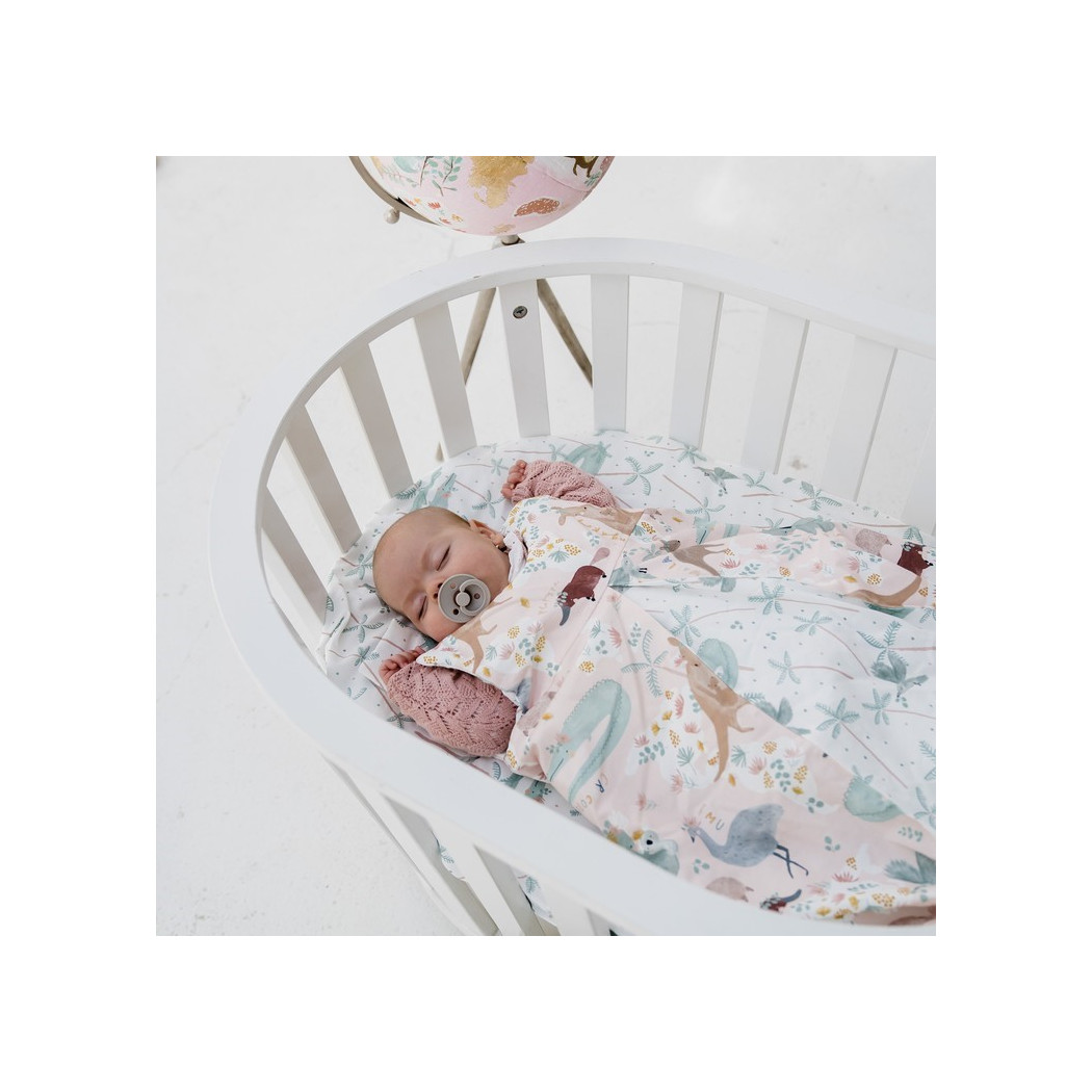 Dundee &  Friendes Pink & Dundee Forest M - Śpiworek Sleeping Bag - La Millou