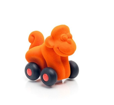 Małpka - Pojazd Sensoryczny Pomarańczowy - Mikro - Rubbabu