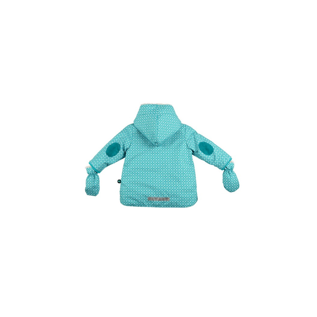 Baby Jacket + Mittens Karo 80 (12-18 msc) - Ducksday - Kurtka Dziecięca z Rękawiczkami
