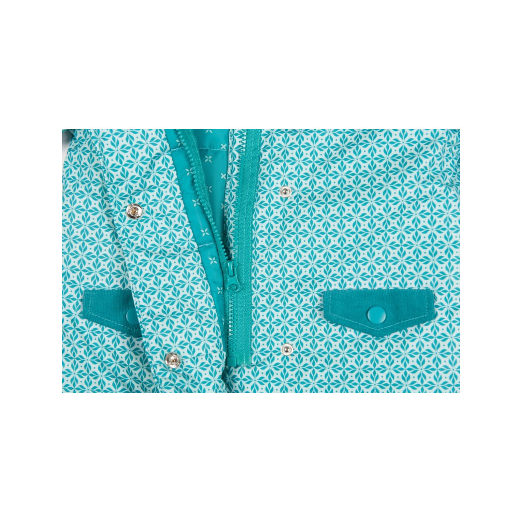 Baby Jacket + Mittens Karo 86 ( 18-24 msc) - Ducksday - Kurtka Dziecięca z Rękawiczkami