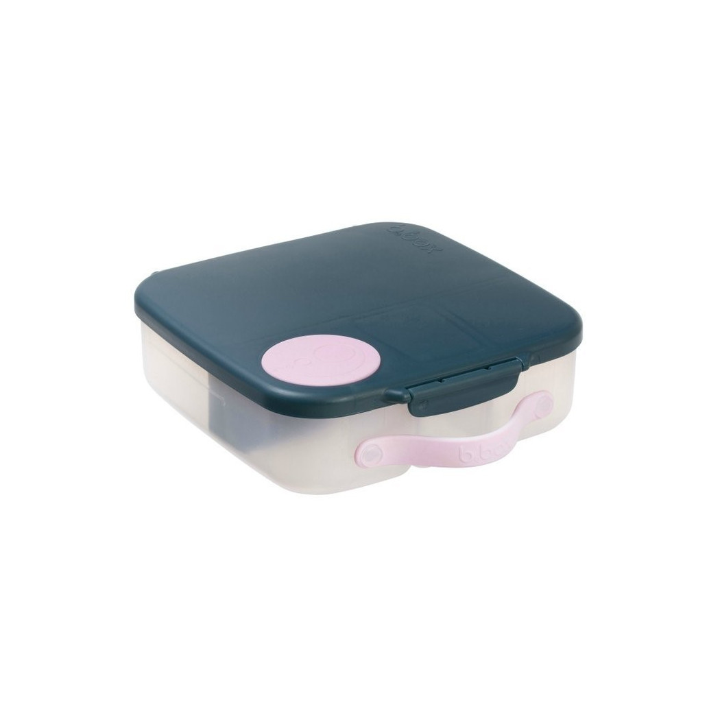 Indigo Rose - Lunchbox z Wkładem Chłodzącym - granatowo/różowy - B.BOX