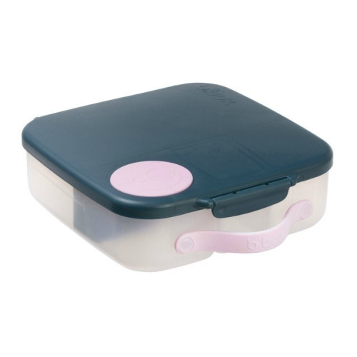 Indigo Rose - Lunchbox z Wkładem Chłodzącym - granatowo/różowy - B.BOX
