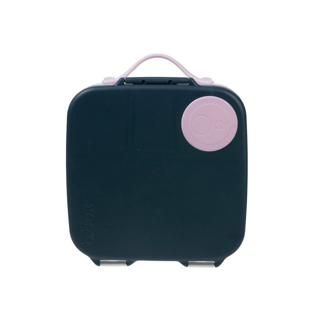 Indigo Rose - Lunchbox z Wkładem Chłodzącym - granatowo/różowy - B.BOX