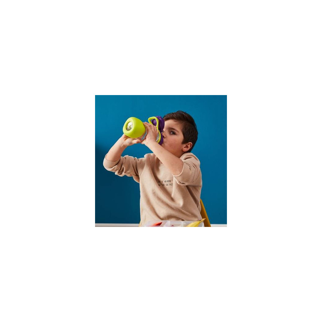 Blue Slate - Sportowa Tritanowa Butelka z Ustnikiem 450 ml - B.BOX