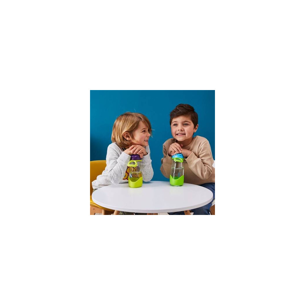 Indigo Rose - Sportowa Tritanowa Butelka z Ustnikiem 450 ml - B.BOX