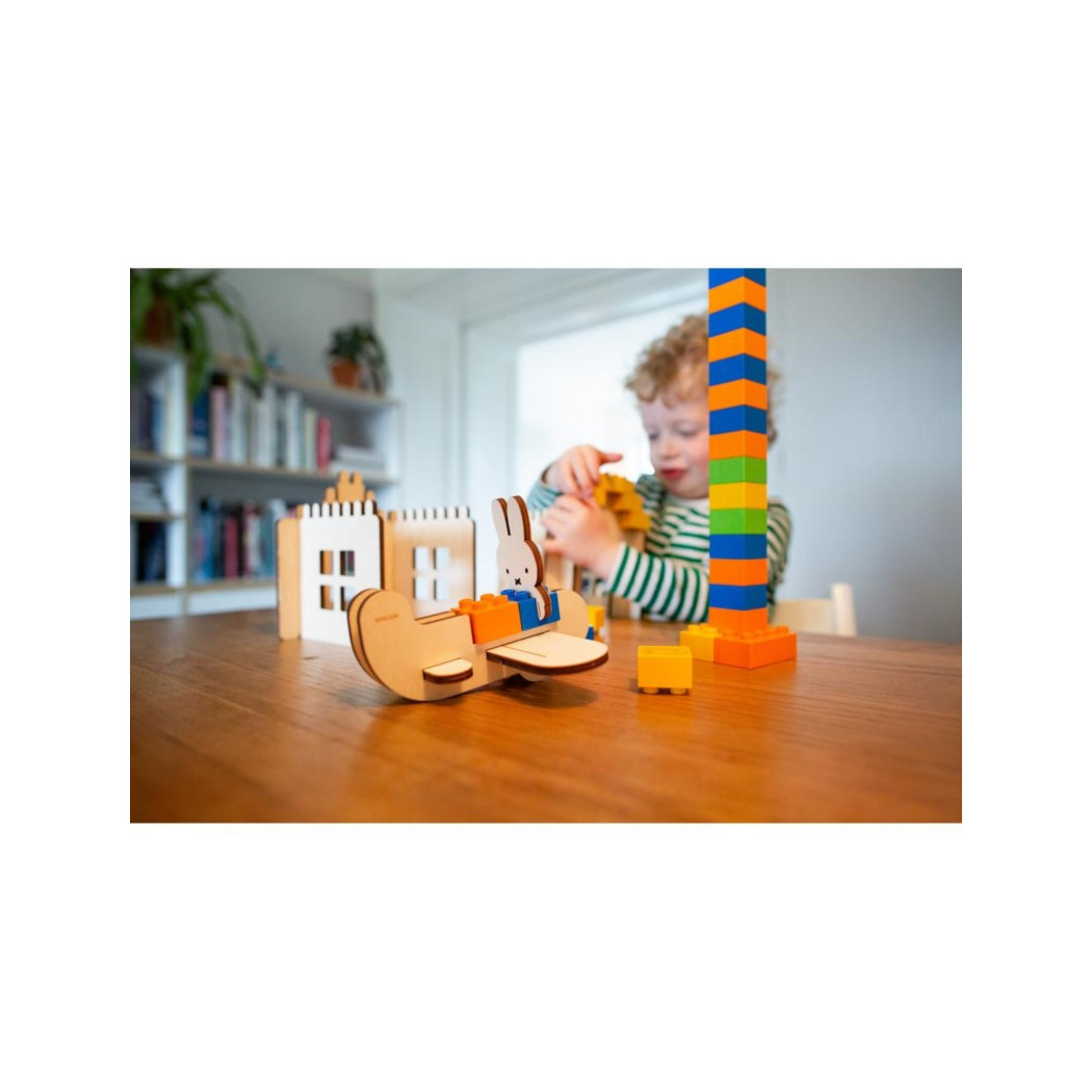 WYPRZEDAŻ Samolot Królika - Zestaw Duże Klocki - Brikkon