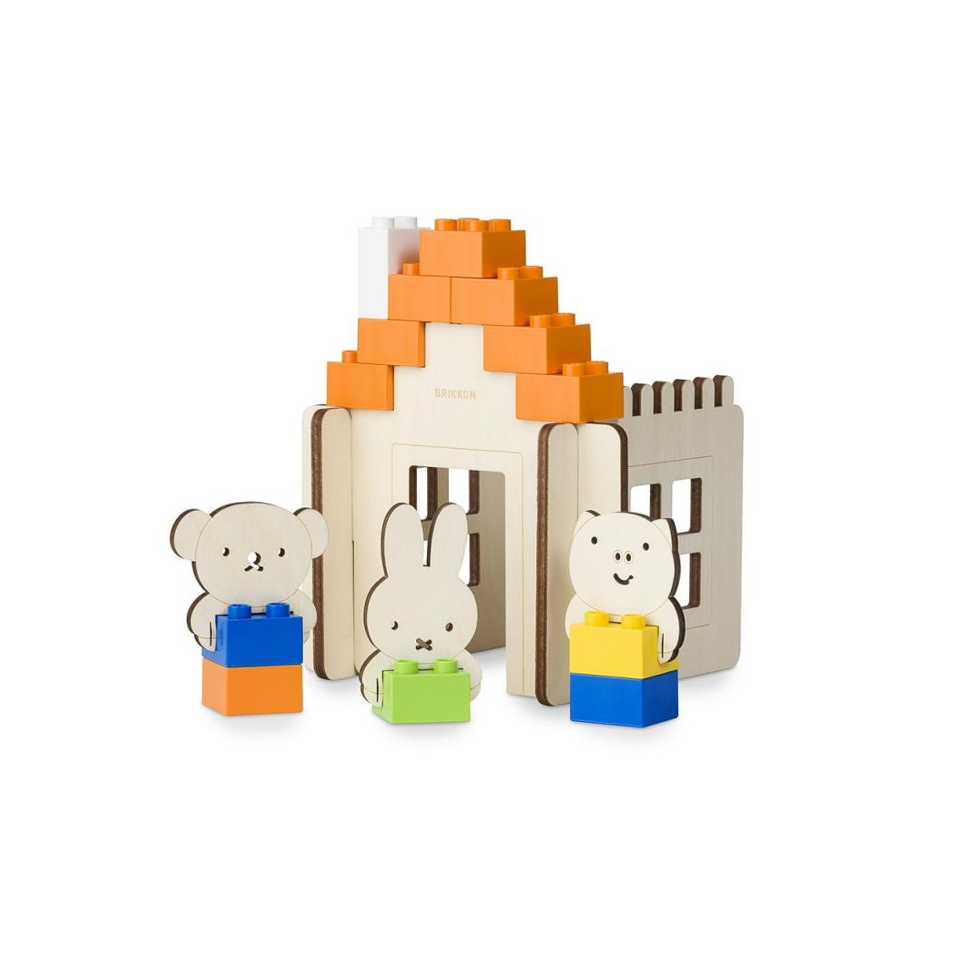 WYPRZEDAŻ Domek Zwierzaków - Zestaw Duże Klocki - Brikkon