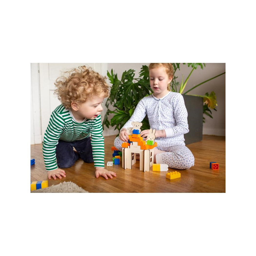 WYPRZEDAŻ Domek Zwierzaków - Zestaw Duże Klocki - Brikkon